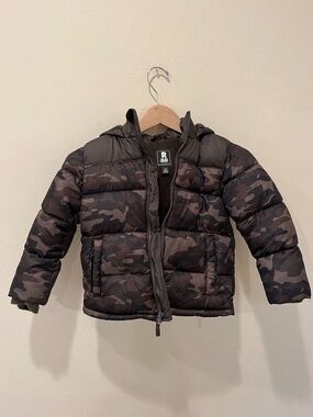 Rothschild Brown Camouflage Puffer Jacket